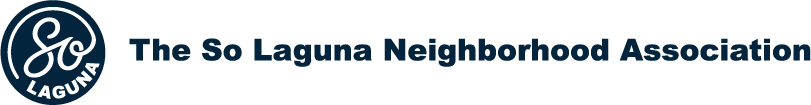 Official logo of the So Laguna Neighborhood Association – Dedicated to preserving the unique lifestyle and civic standards of South Laguna Beach.