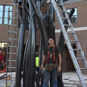 Sculptor and public artist Christopher Fennell.